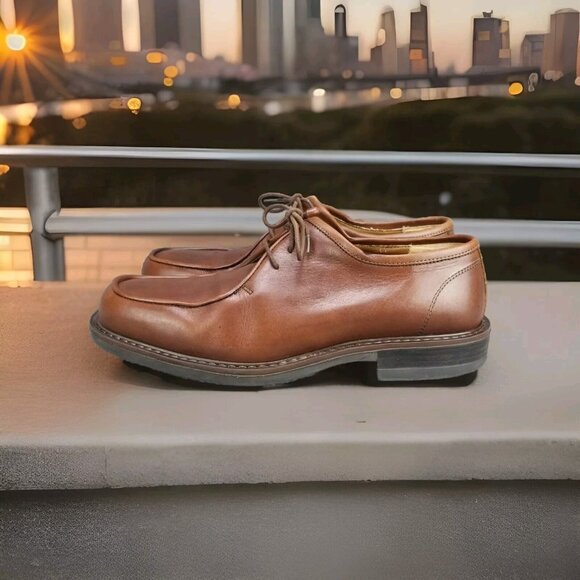 Florsheim Other - ✅Florsheim Ease Brown Leather Apron-Toe Oxford Business Dress Shoes Men's 9.5M